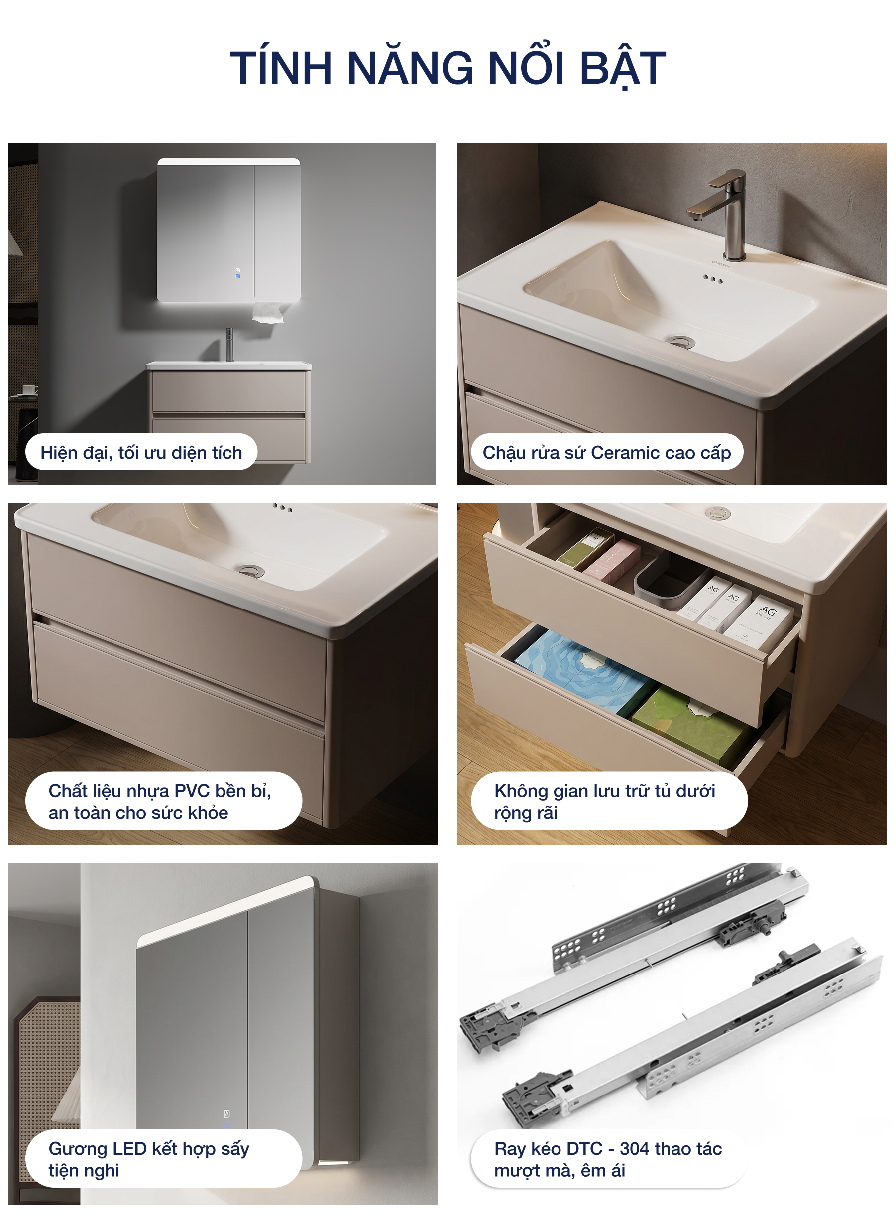 Bộ tủ Lavabo DeMuhler ML276330-100 - Image 7